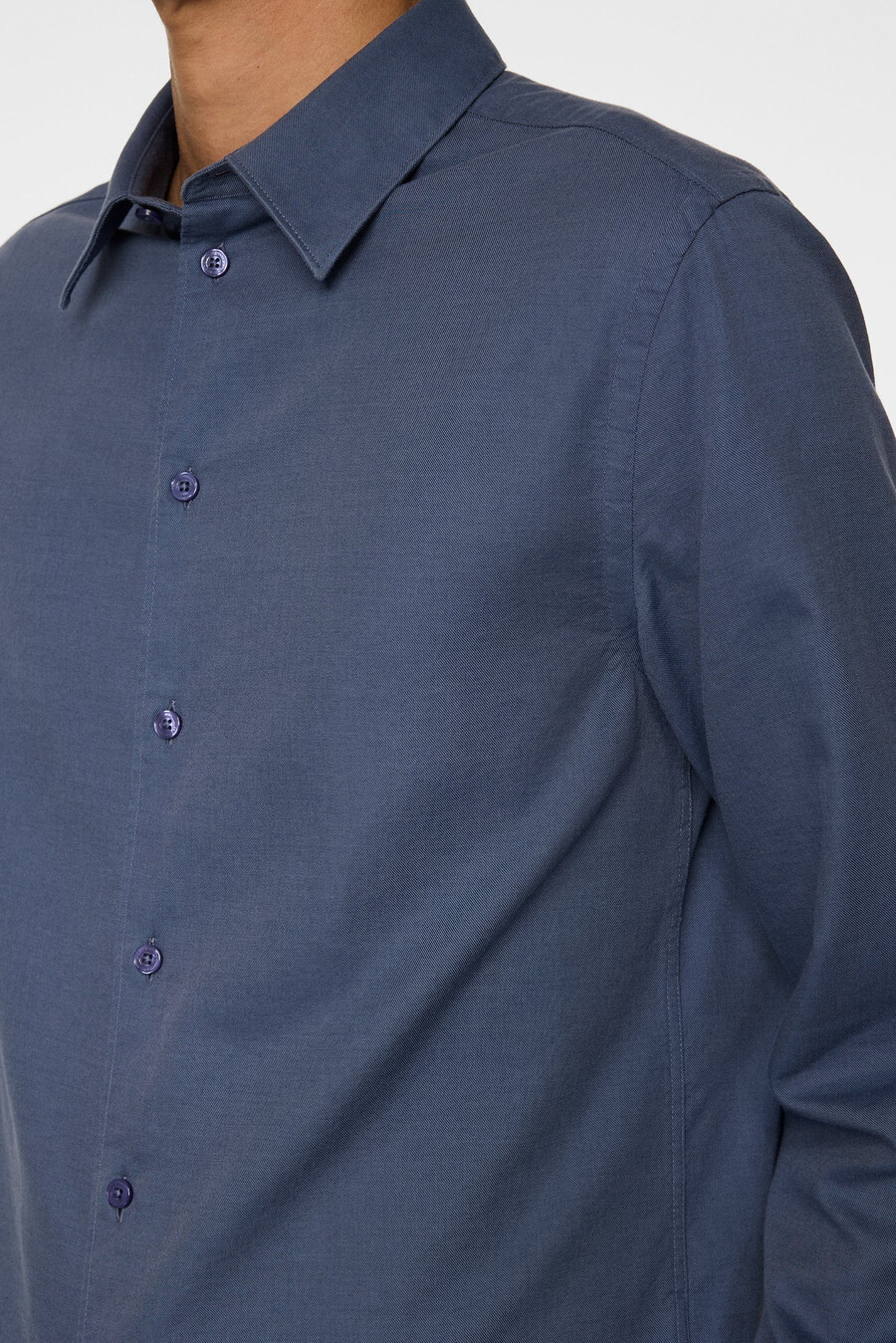 slim ls cotton tencel shirt