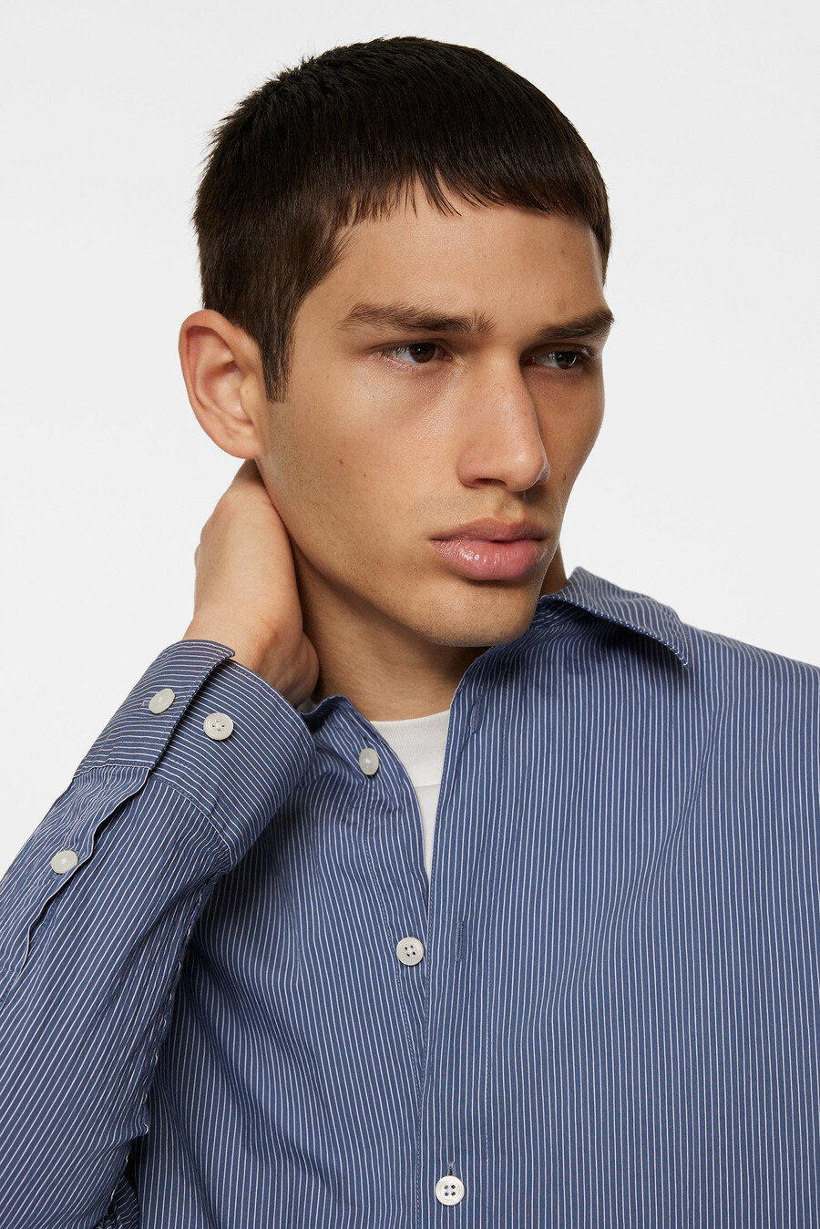 reg ls stripe shirt