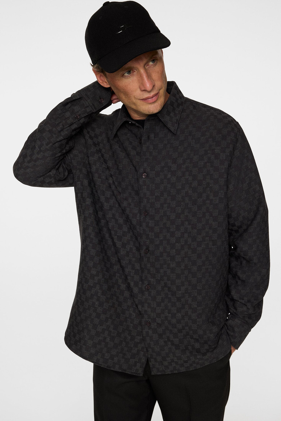 reg ls jacquard shirt