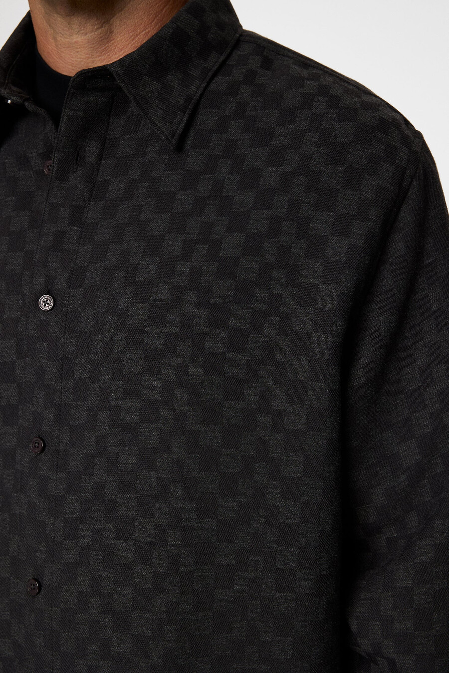 reg ls jacquard shirt