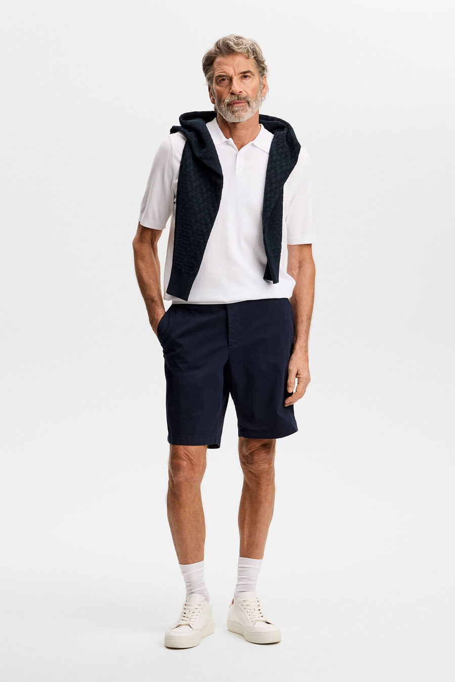 shane cotton stretch shorts