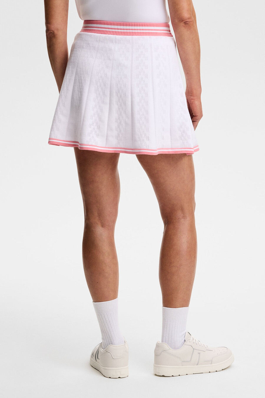 pamela pointelle knitted skirt