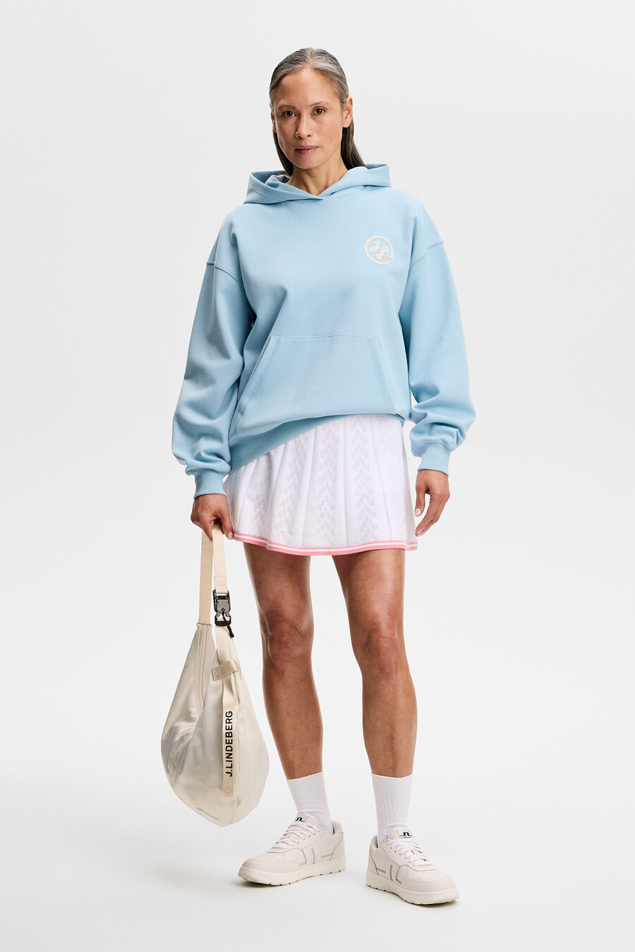 pamela pointelle knitted skirt