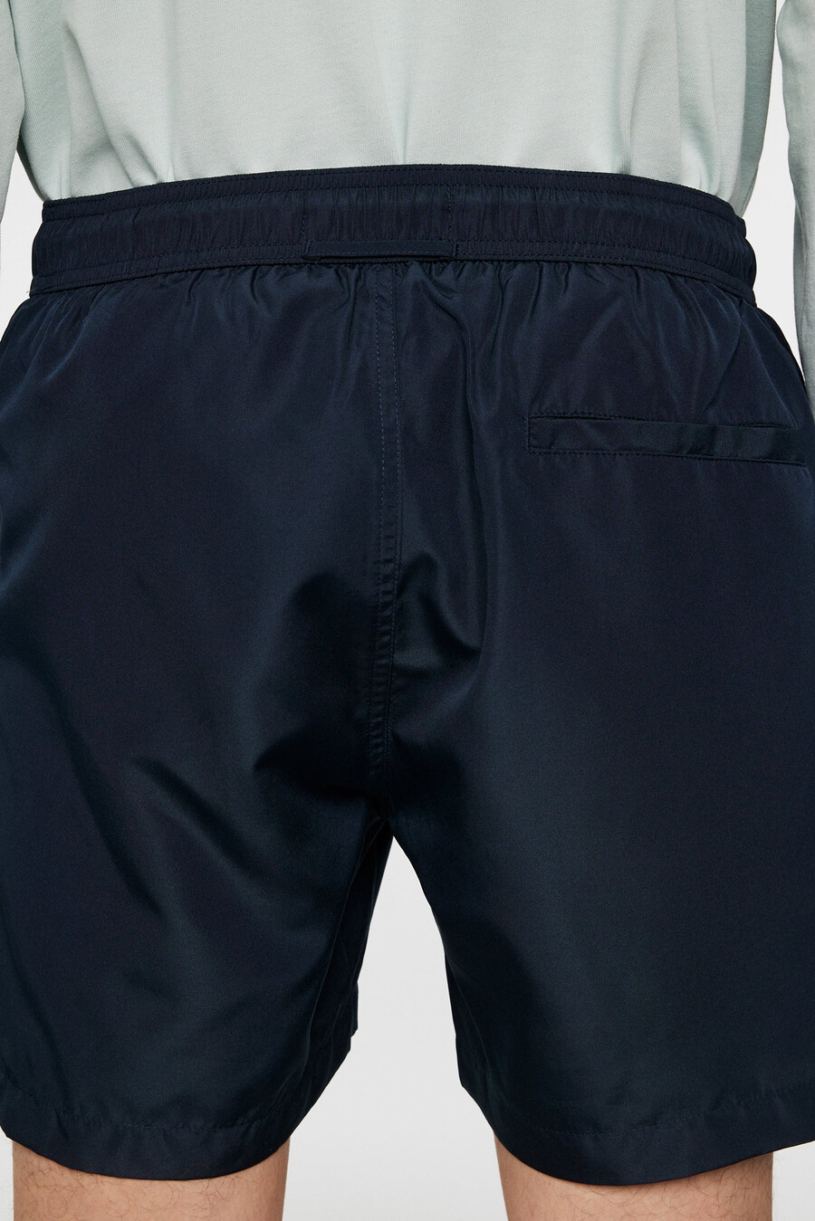 banks solid swim trunks