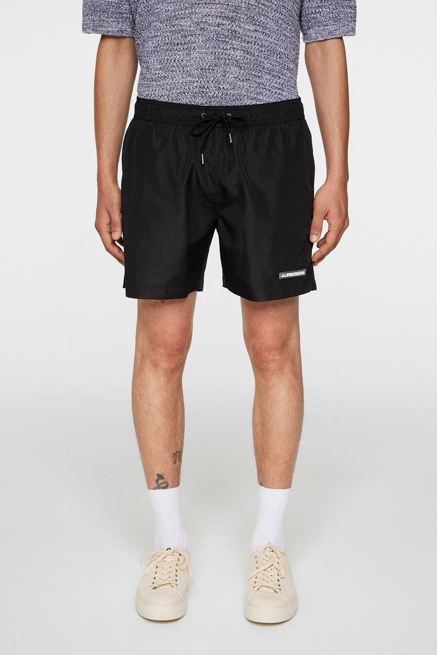 banks solid swim trunks