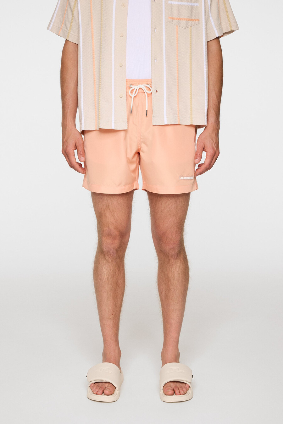 banks solid swim trunks