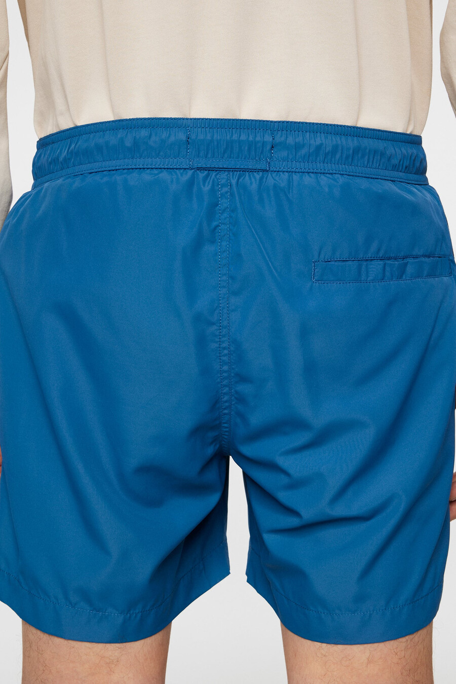 banks solid swim trunks