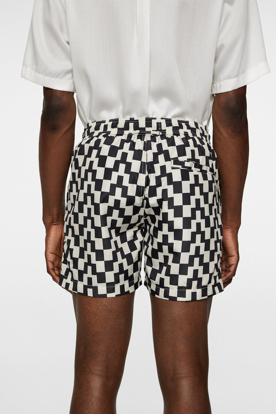 banks bridge stack swim trunks