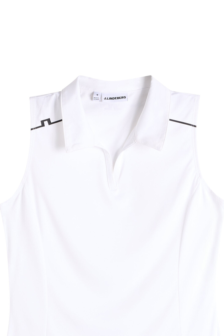 leah sleeveless polo