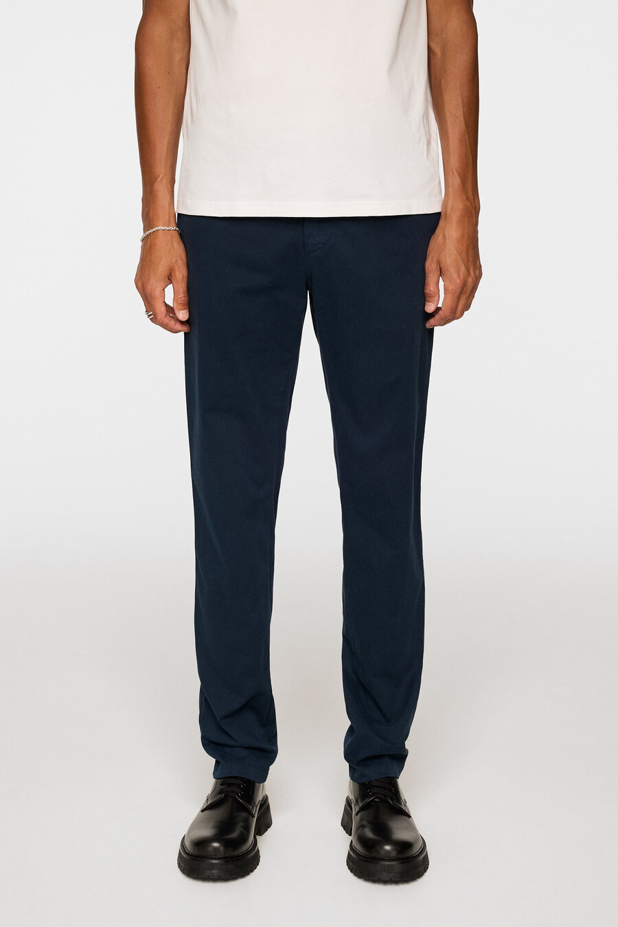ched cotton stretch pants