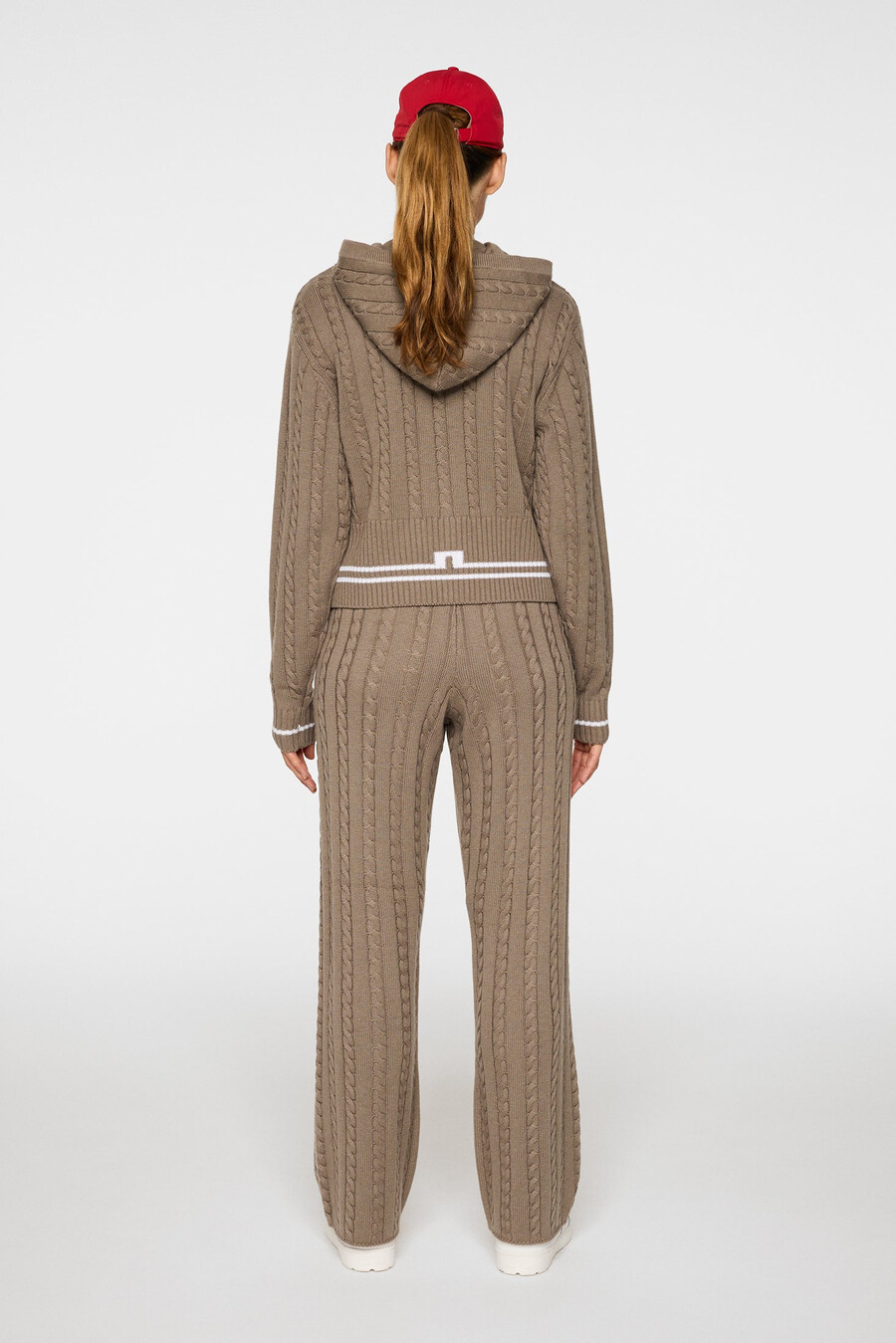 kiana cable knit wool pant