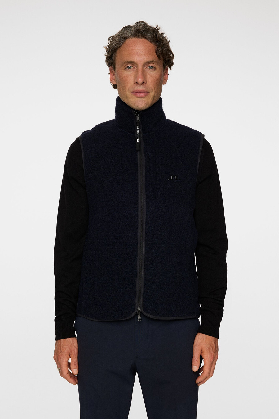 duncan wool fleece vest