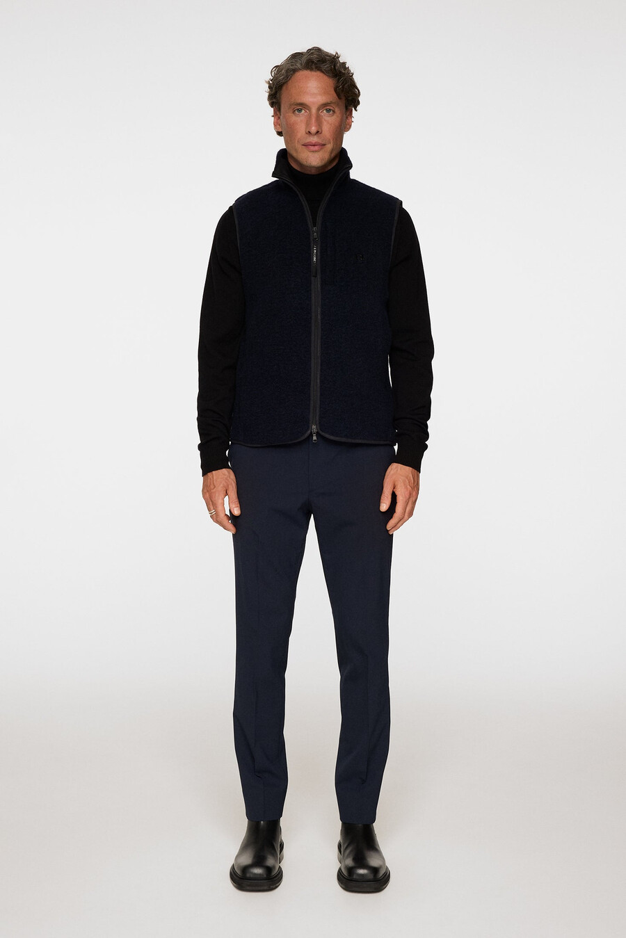 duncan wool fleece vest