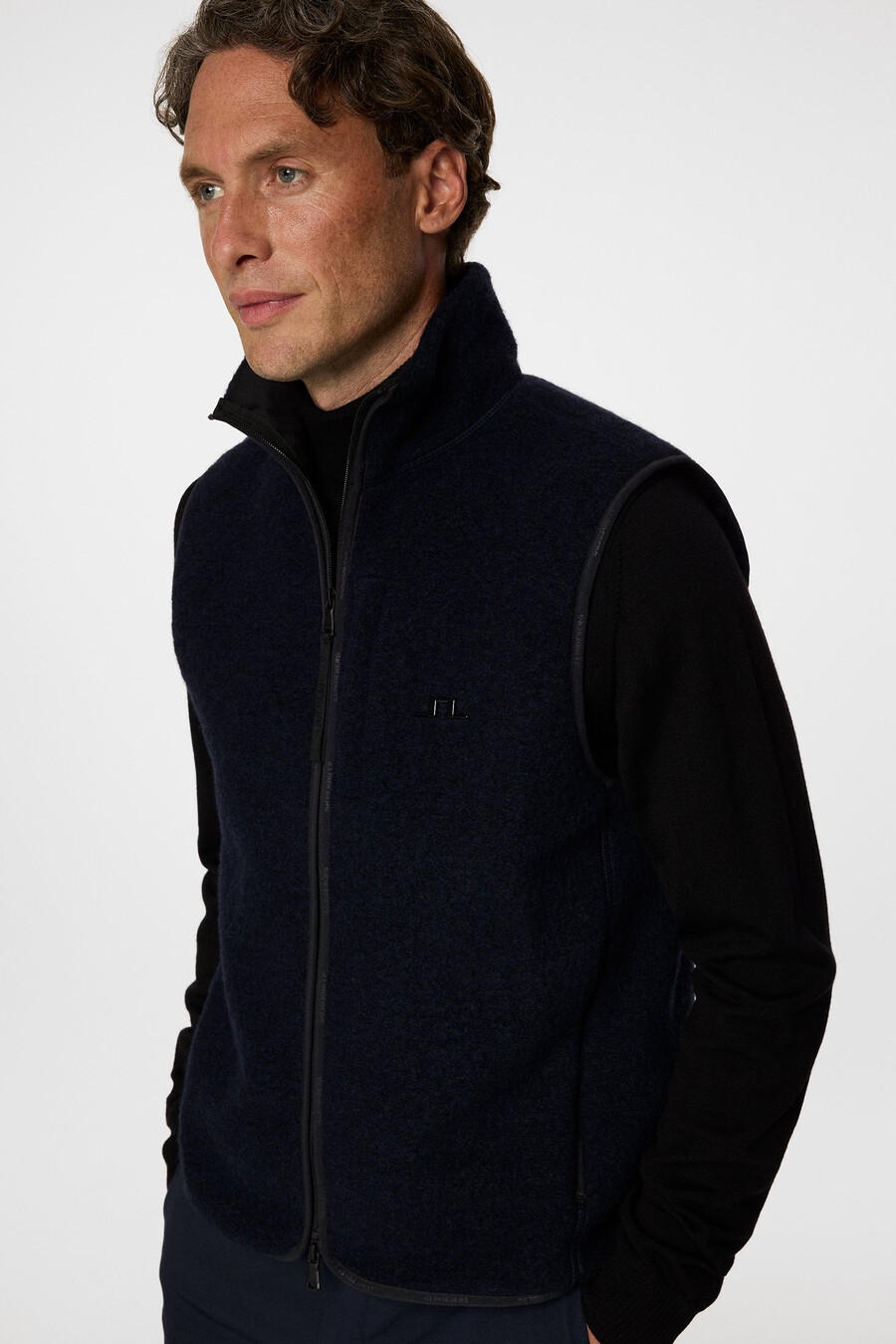 duncan wool fleece vest